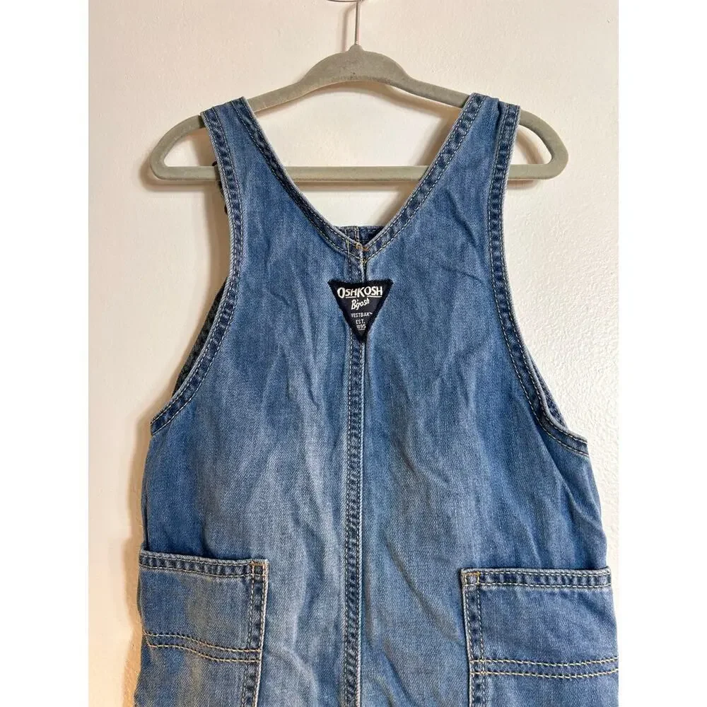 OSHKOSH B’GOSH Unisex Toddler Jean Bib Overalls / Size: 24 Months